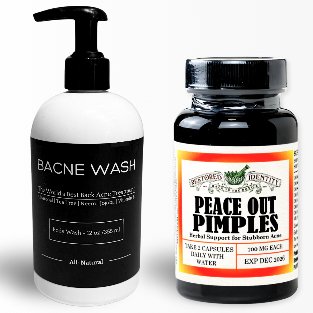 bacne wash and peace out pimples