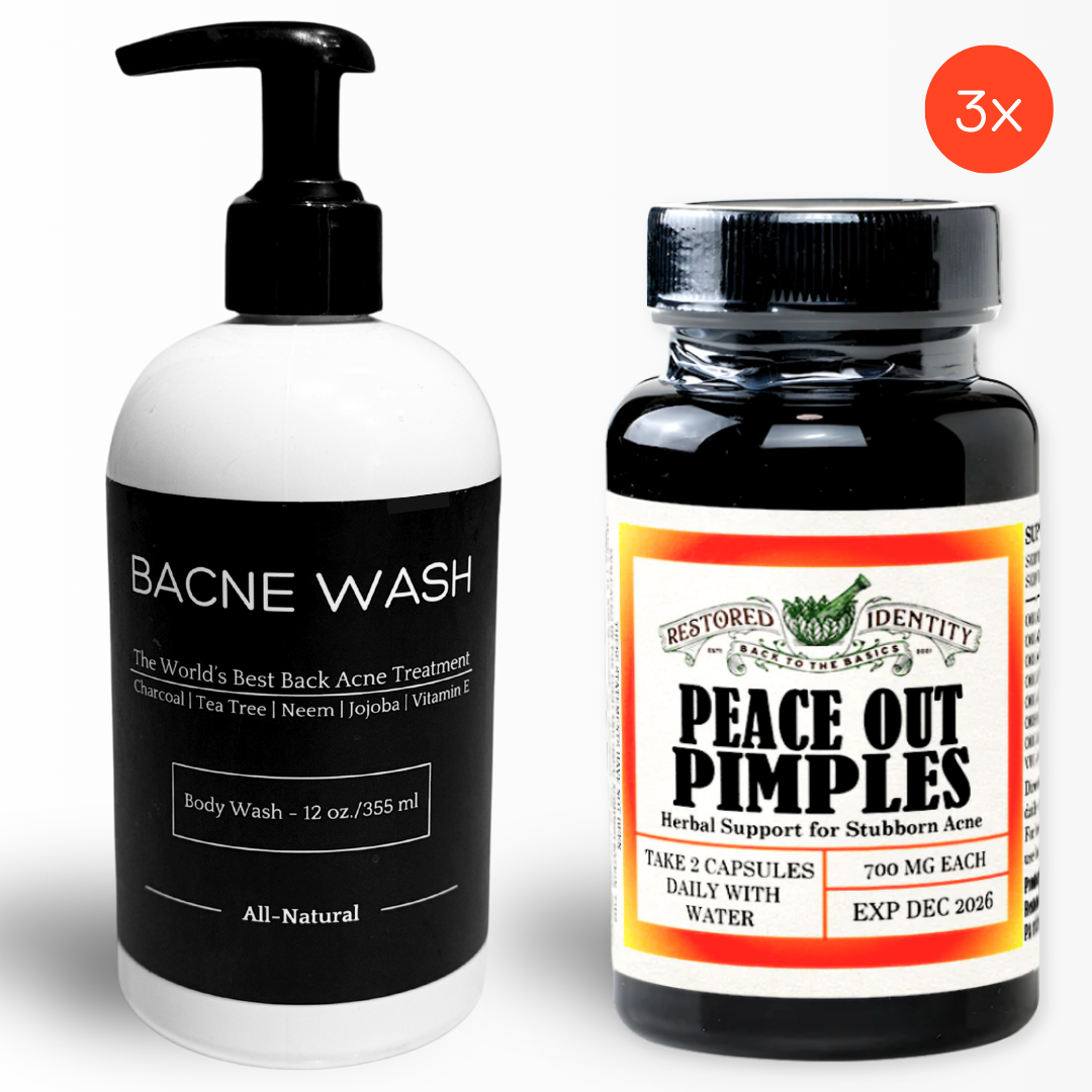 bacne wash and peace out pimples