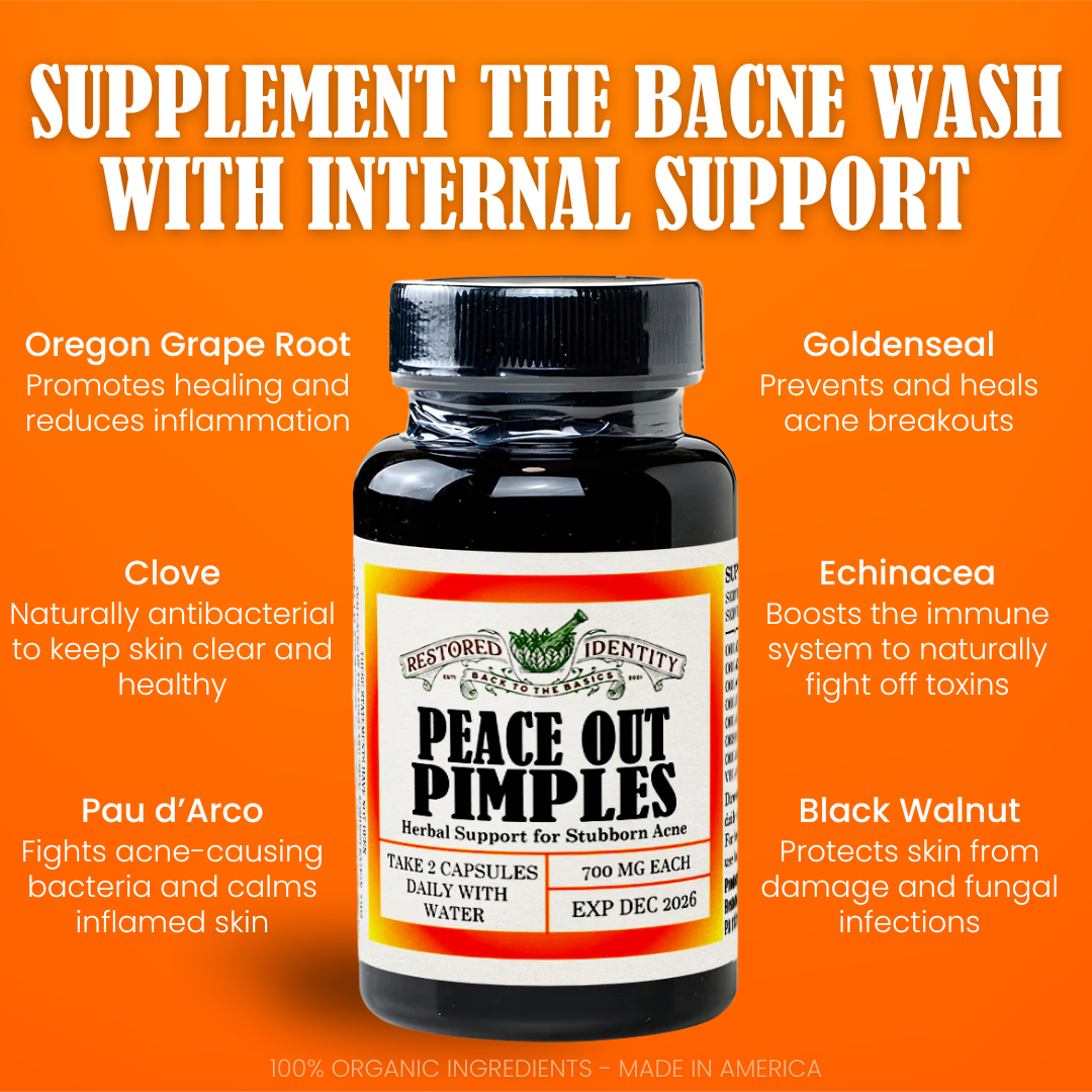 peace out pimples acne supplement